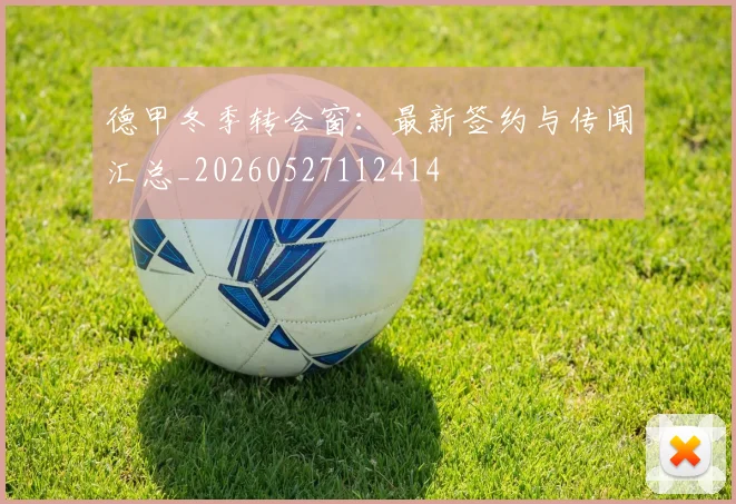 德甲冬季转会窗：最新签约与传闻汇总_20260527112414
